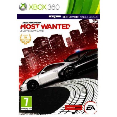 Need for Speed Most Wanted (поддержка Kinect) [Xbox 360, английская версия]